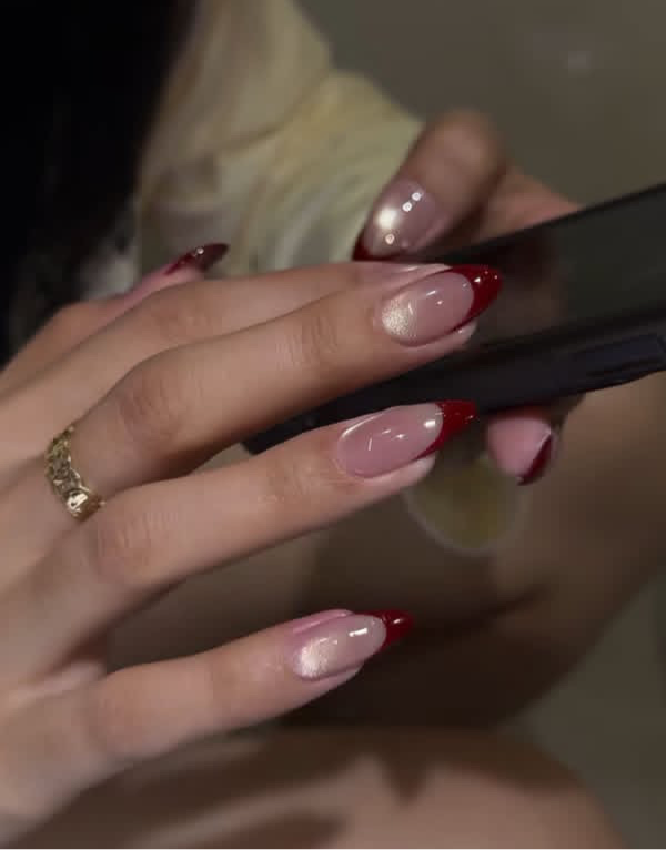 Blush & Crimson Glow