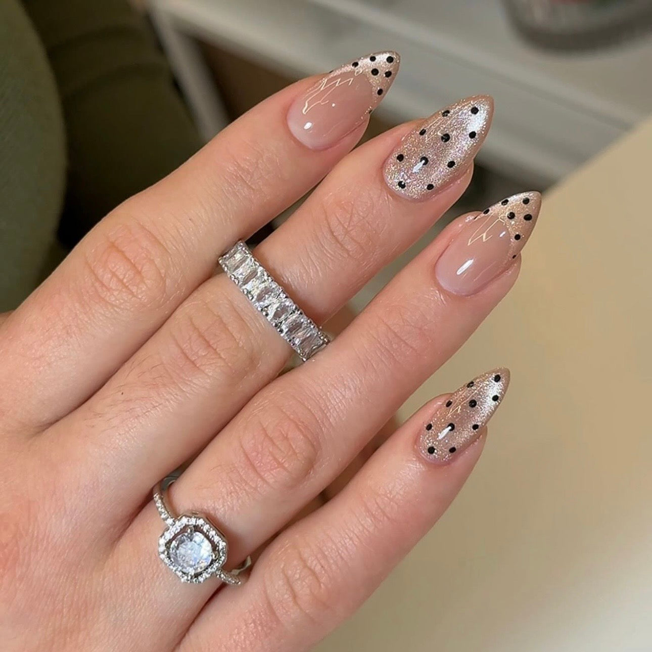 Sparkle Polka Dots