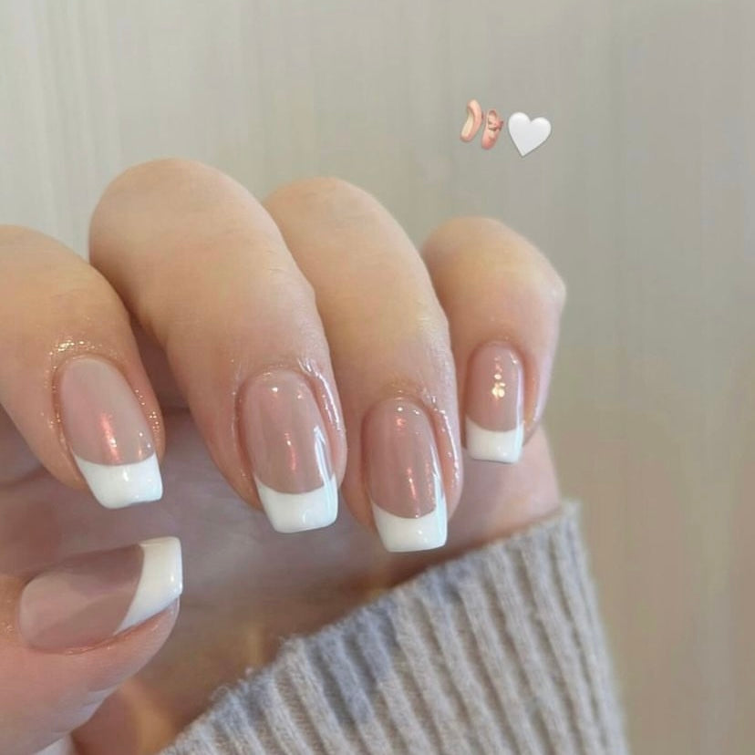 Glazed French Nails