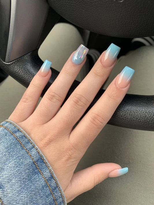 Pastel Blue Ombre